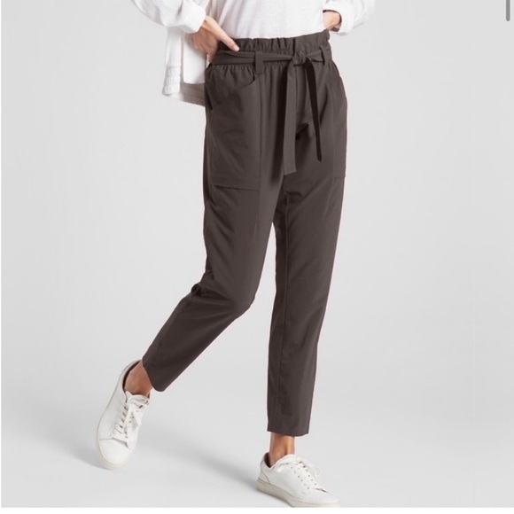 Athleta skyline high waist jogger pants Olive green 4 - Picture 5 of 13